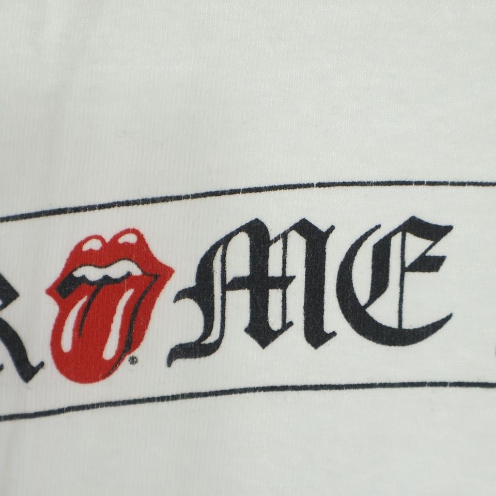 Chrome Hearts Vintage Lipstongue Lip and Tankle Neck Short Sleeve T-Shirt White — view 6