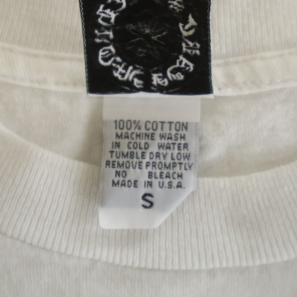 Chrome Hearts Vintage Lipstongue Lip and Tankle Neck Short Sleeve T-Shirt White — view 8