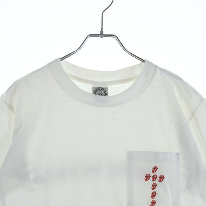 Chrome Hearts Vintage Lipstongue Lip and Tankle Neck Short Sleeve T-Shirt White — view 3
