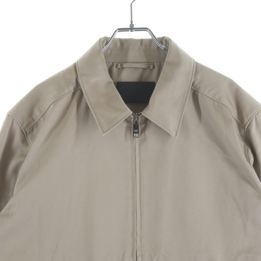 Prada Cotton Swing Top Jacket Beige — view 3