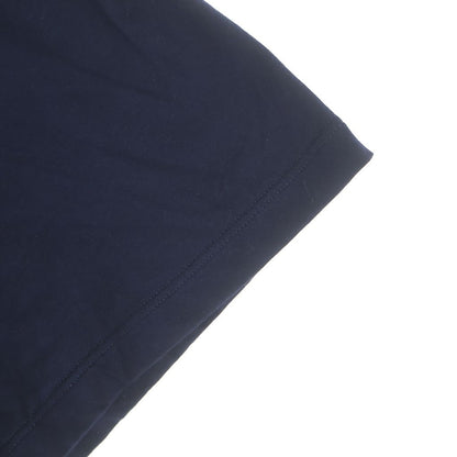Miu Miu Cropped Jersey T-Shirt Short Sleeve Top Navy — view 5