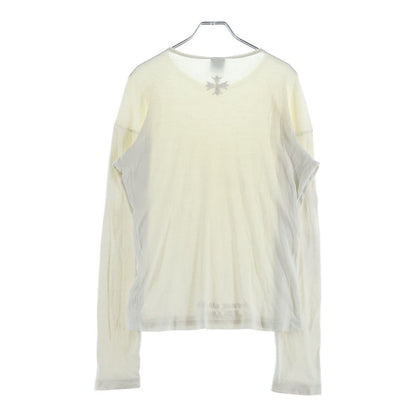 Chrome Hearts Vintage CH Plus Tee CH Embroidery Logo Long Sleeve T-Shirt