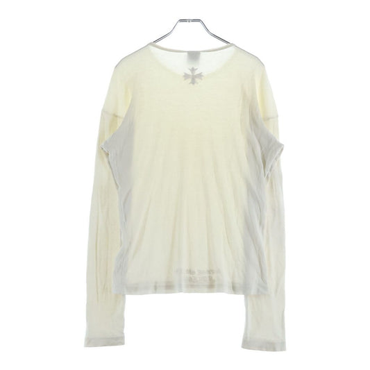 Chrome Hearts Vintage CH Plus Tee CH Embroidery Logo Long Sleeve T-Shirt