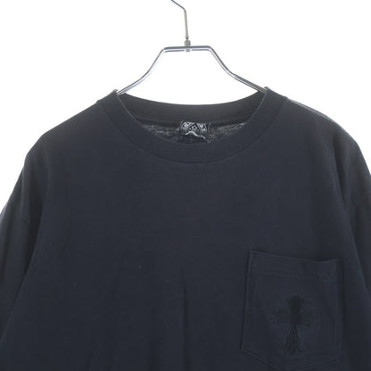 Chrome Hearts Vintage Cross Tee Embroidery Logo Long Sleeve T-Shirt Black — view 3