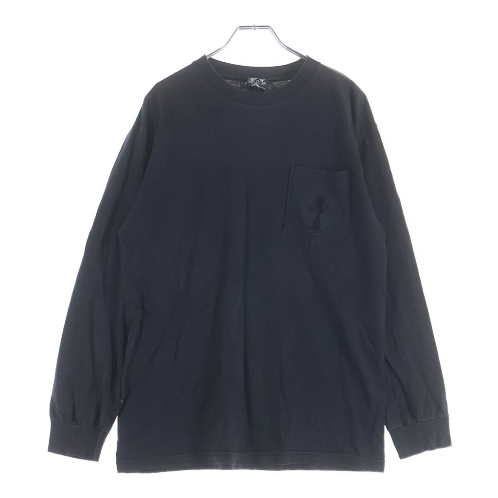 Chrome Hearts Vintage Cross Tee Embroidery Logo Long Sleeve T-Shirt Black — view 2