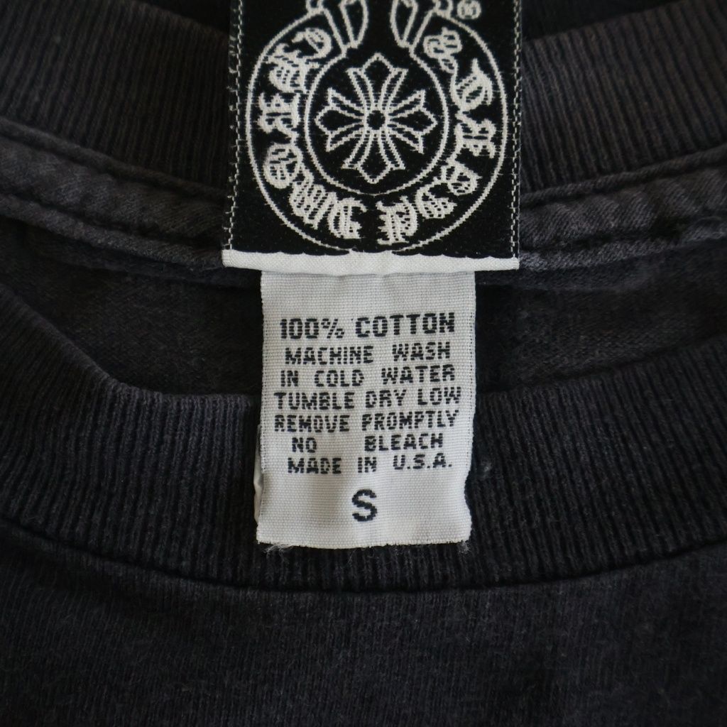 Chrome Hearts Vintage Cross Tee Embroidery Logo Long Sleeve T-Shirt Black — view 8