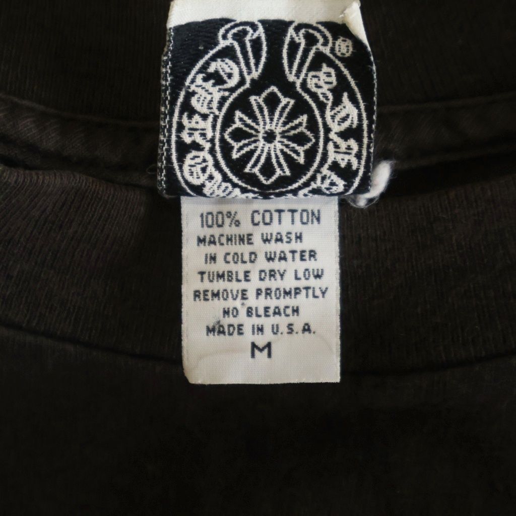 Chrome Hearts Vintage Cemetery Cross Tee Logo Print Crew Neck Long Sleeve — view 8
