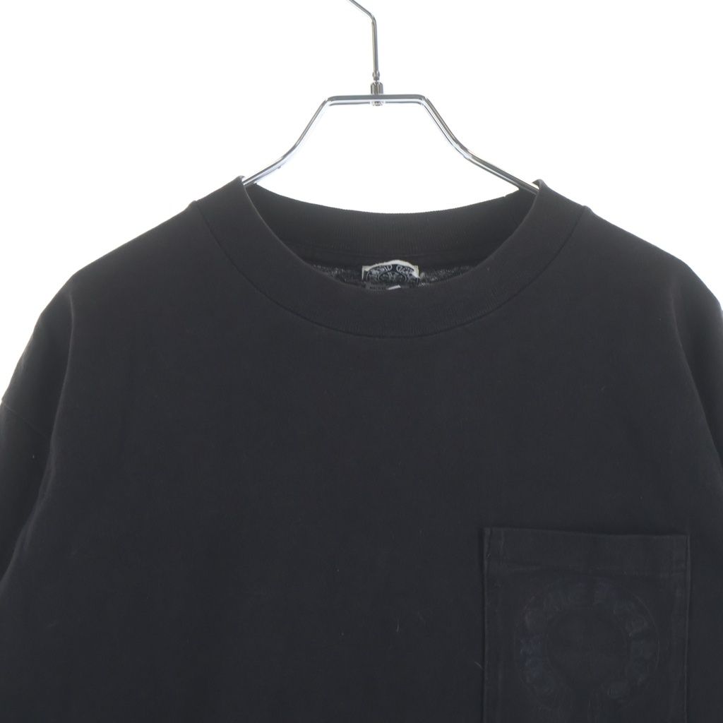 Chrome Hearts Vintage Cemetery Cross Tee Logo Print Crew Neck Long Sleeve — view 3