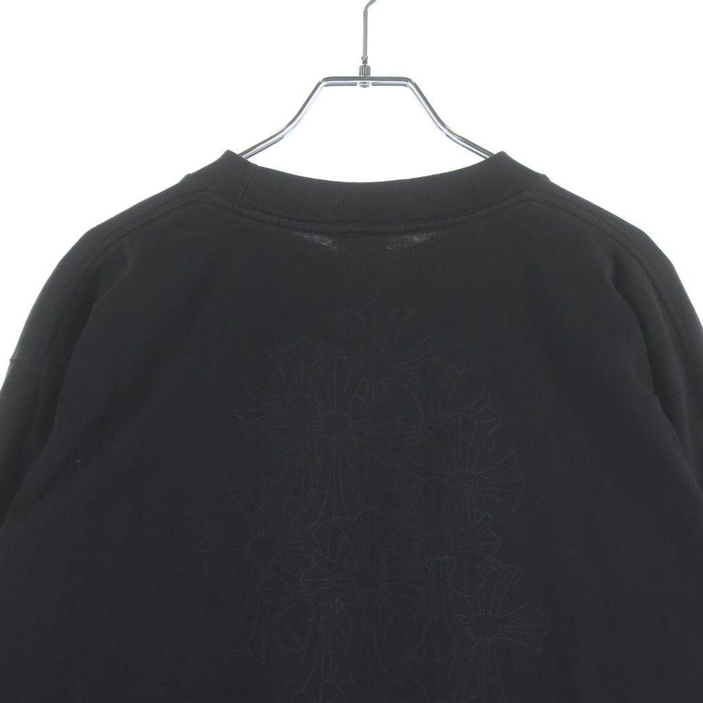 Chrome Hearts Vintage Cemetery Cross Tee Logo Print Crew Neck Long Sleeve — view 4