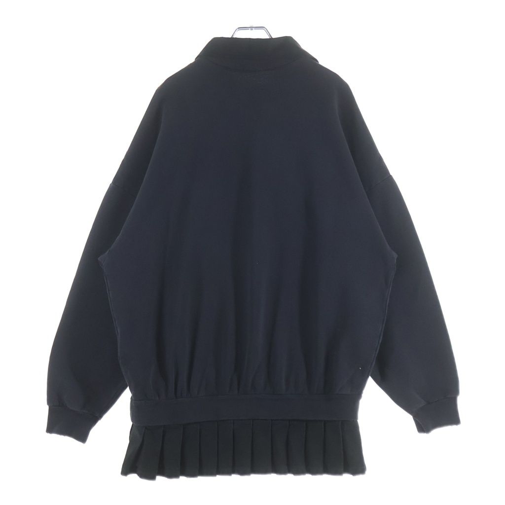 Balenciaga BB Logo Embroidery Shirt Collar Pleated Skirt Pullover Sweatshirt — view 2