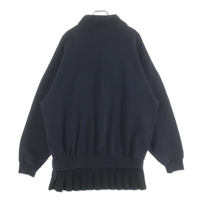 Balenciaga BB Logo Embroidery Shirt Collar Pleated Skirt Pullover Sweatshirt — view 2