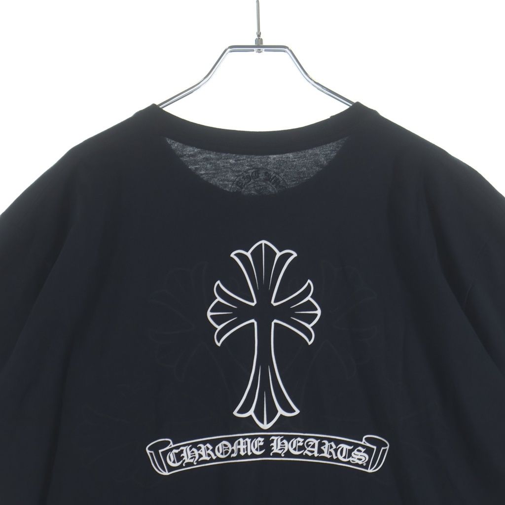 Chrome Hearts CH T-shrt Back Cemetery Cross Print Short Sleeve T-Shirt — view 4