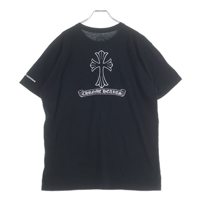 Chrome Hearts CH T-shrt Back Cemetery Cross Print Short Sleeve T-Shirt