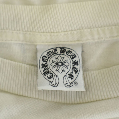 Chrome Hearts Vintage CH T-Shirt Back Bar Print Long Sleeve White — view 7