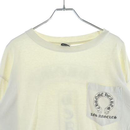 Chrome Hearts Vintage CH T-Shirt Back Bar Print Long Sleeve White — view 3