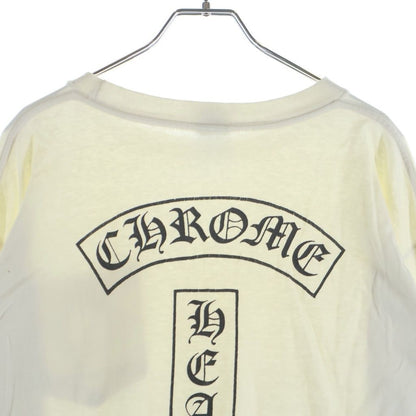 Chrome Hearts Vintage CH T-Shirt Back Bar Print Long Sleeve White — view 4