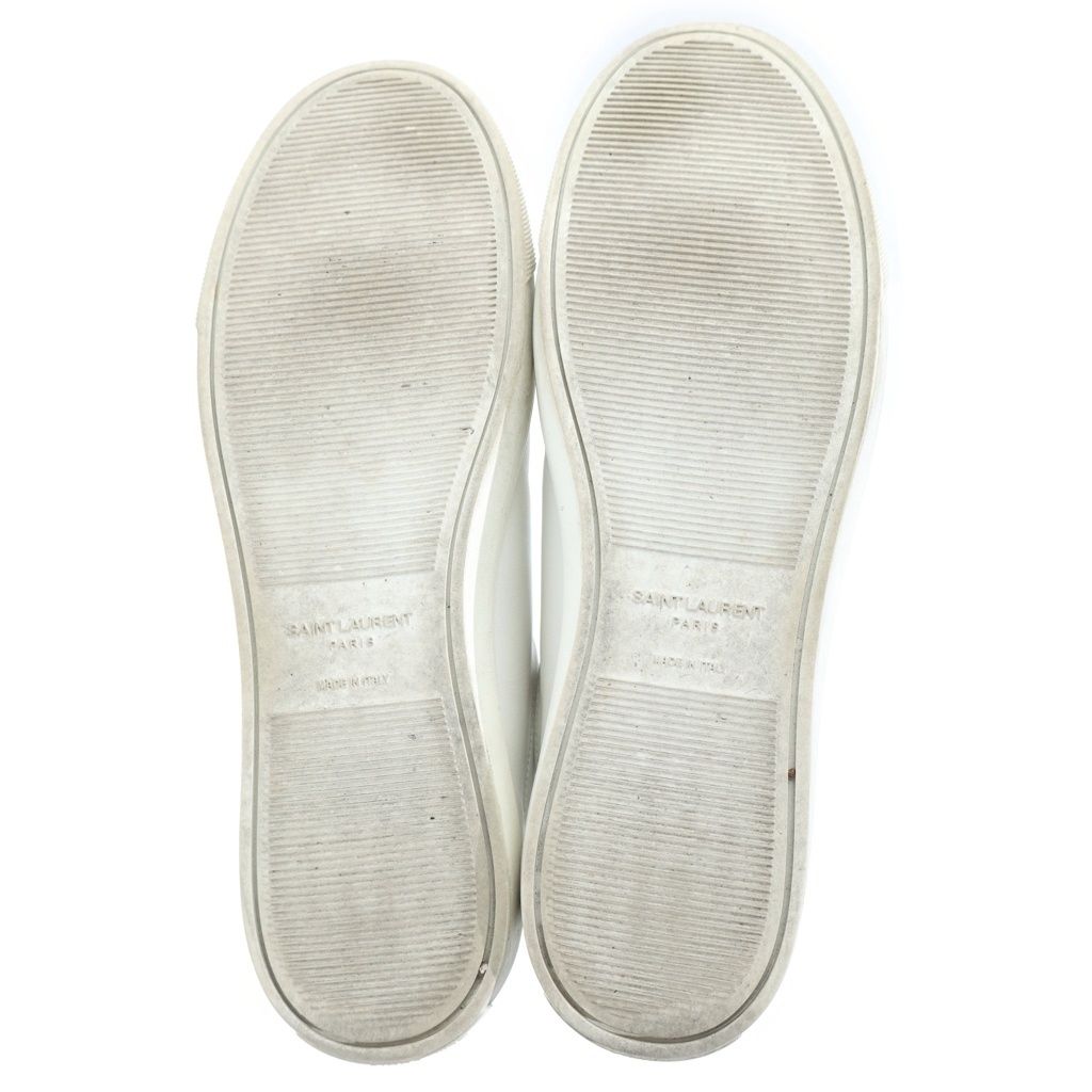 Saint Laurent Paris Camouflage Lace Low Cut Sneakers White Khaki — view 5