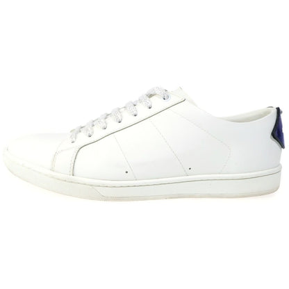 Saint Laurent Paris Lip Pearl Low Cut Sneakers White