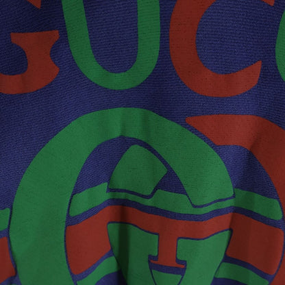 Gucci Interlocking Sweatshirt Pullover Hoodie Navy — view 5