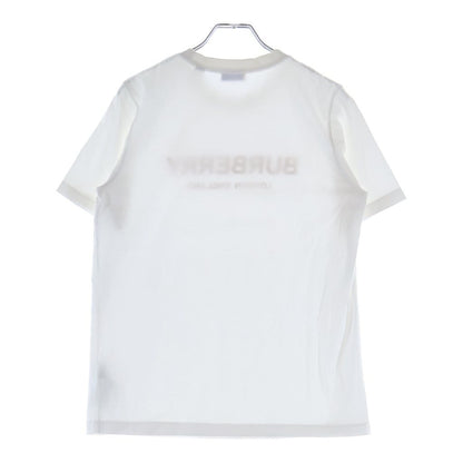 Bvlgari Logo Print Crew Neck Short Sleeve T-Shirt White — view 2