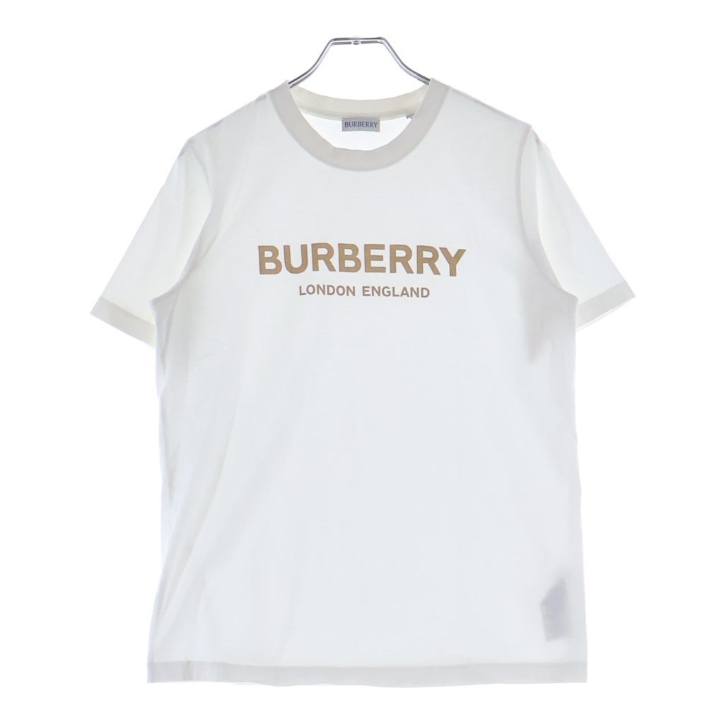Bvlgari Logo Print Crew Neck Short Sleeve T-Shirt White