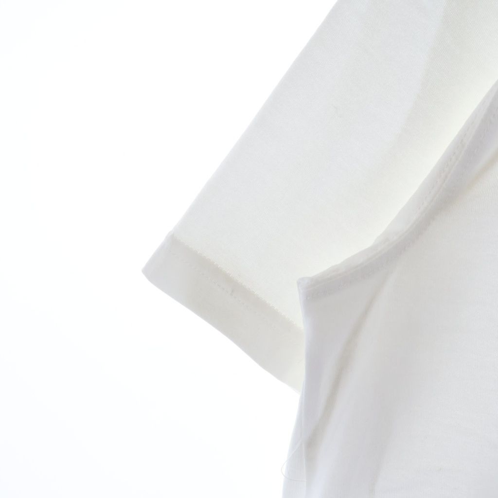 Bvlgari Logo Print Crew Neck Short Sleeve T-Shirt White — view 5