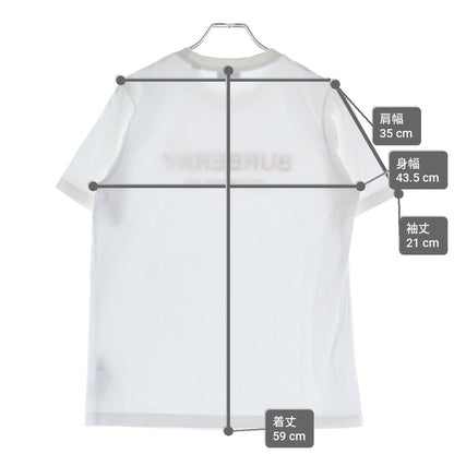 Bvlgari Logo Print Crew Neck Short Sleeve T-Shirt White — view 9