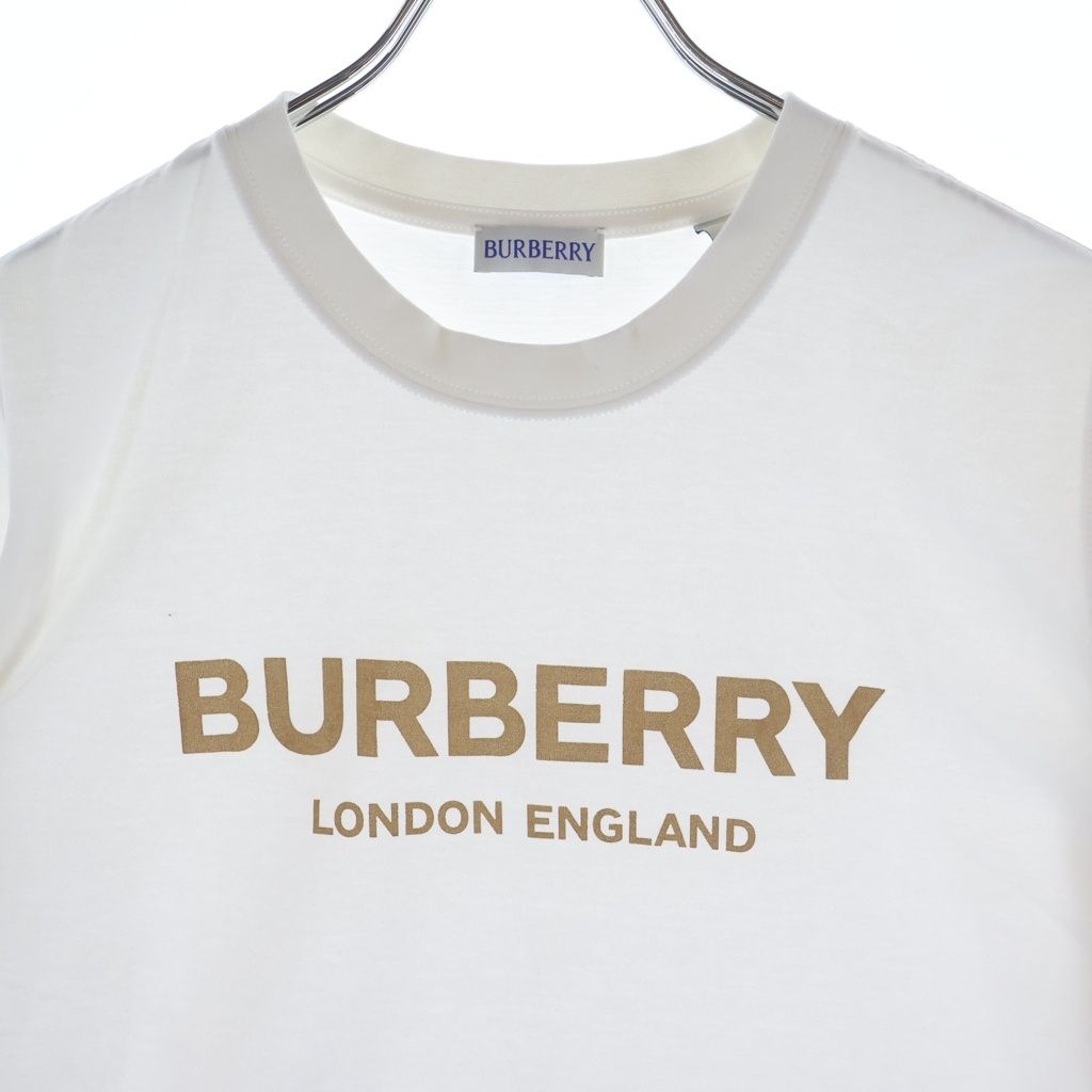 Bvlgari Logo Print Crew Neck Short Sleeve T-Shirt White — view 3