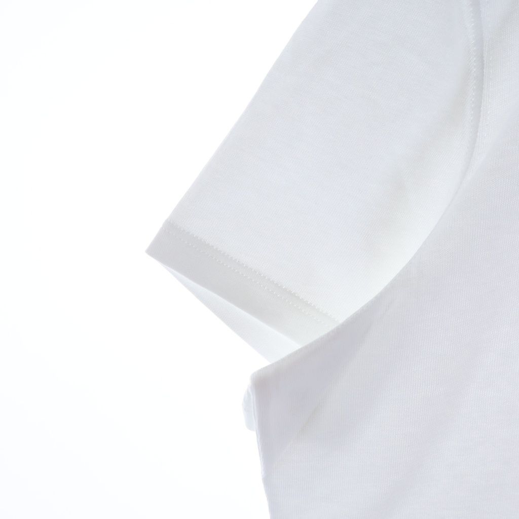 Chanel Heart CC Logo Front Print Short Sleeve T-Shirt White — view 5