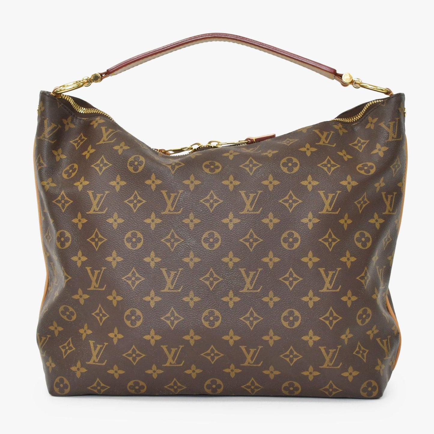 Louis Vuitton Monogram Sully MM Bag Gold