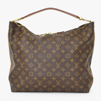 Louis Vuitton Monogram Sully MM Bag Gold