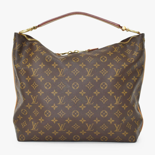 Louis Vuitton Monogram Sully MM Bag Gold