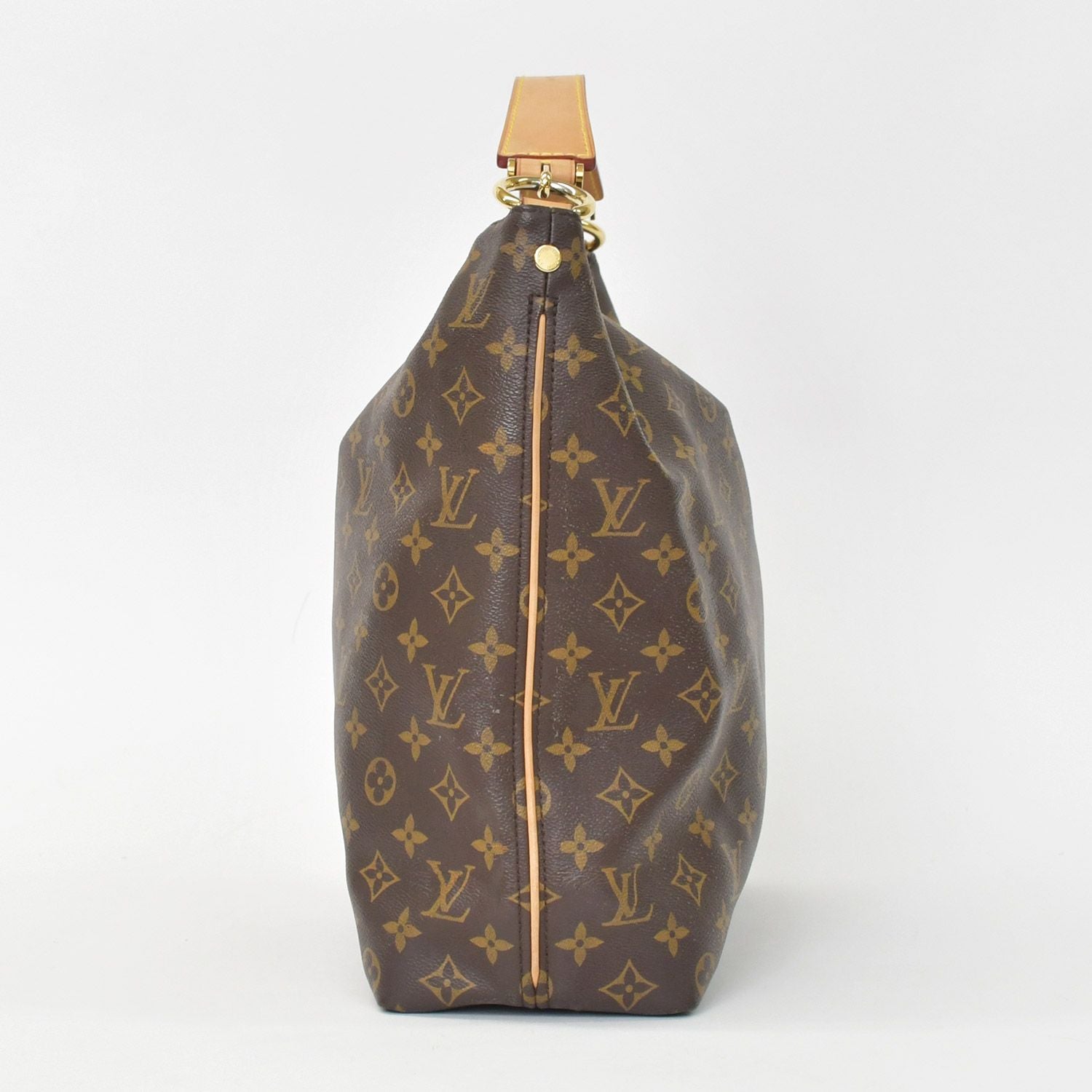 Louis Vuitton Monogram Sully MM Bag Gold — view 4