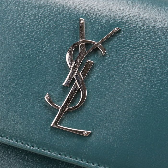 Saint Laurent Sunset YSL Monogram Crossbody Shoulder Bag Leather — view 4