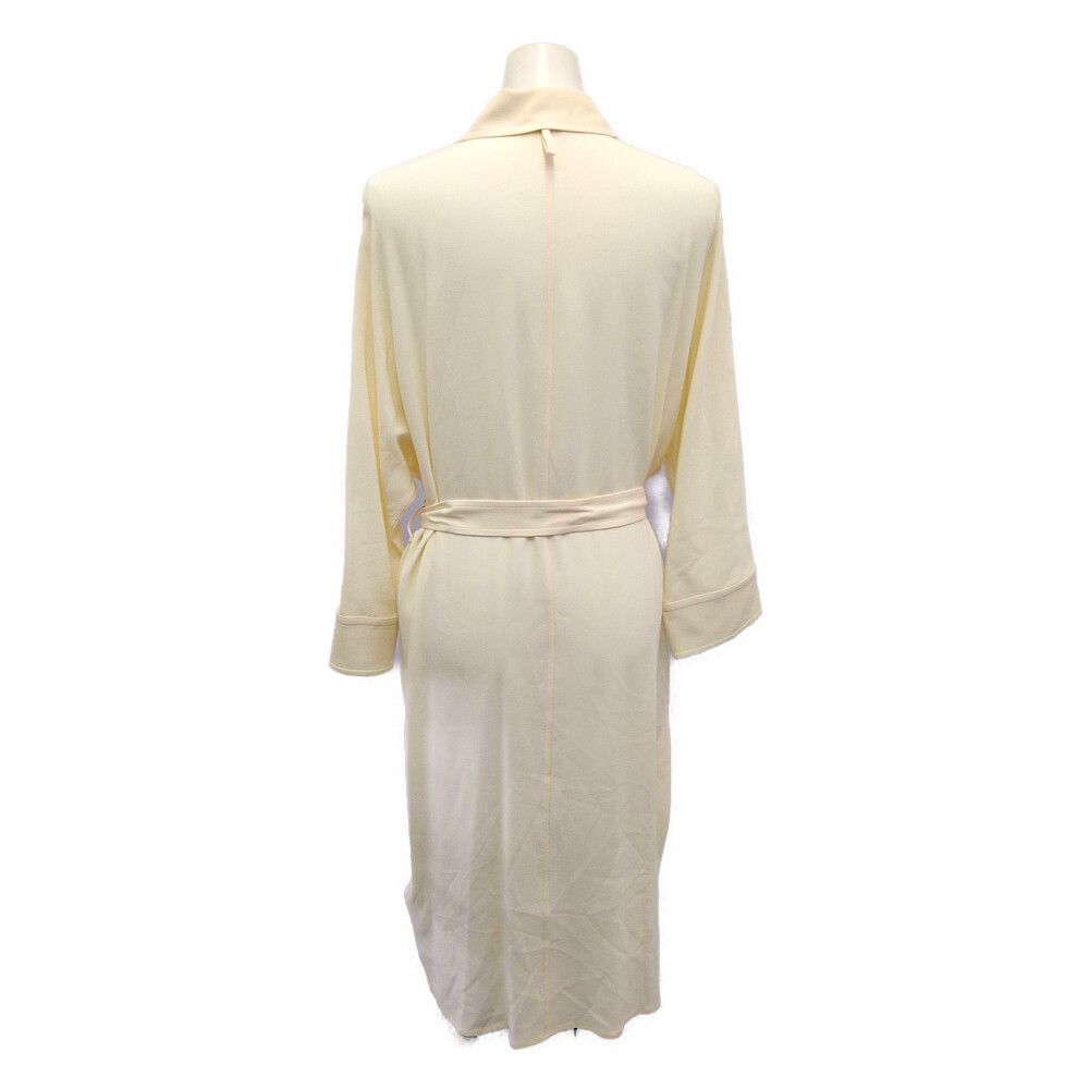Hermes Silk Shirtdress 36 Beige T-Shirt — view 3