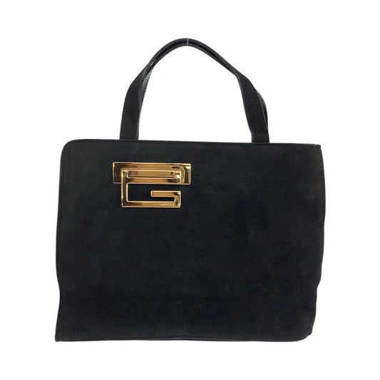 Gucci Black Gold Suede 007 Tote