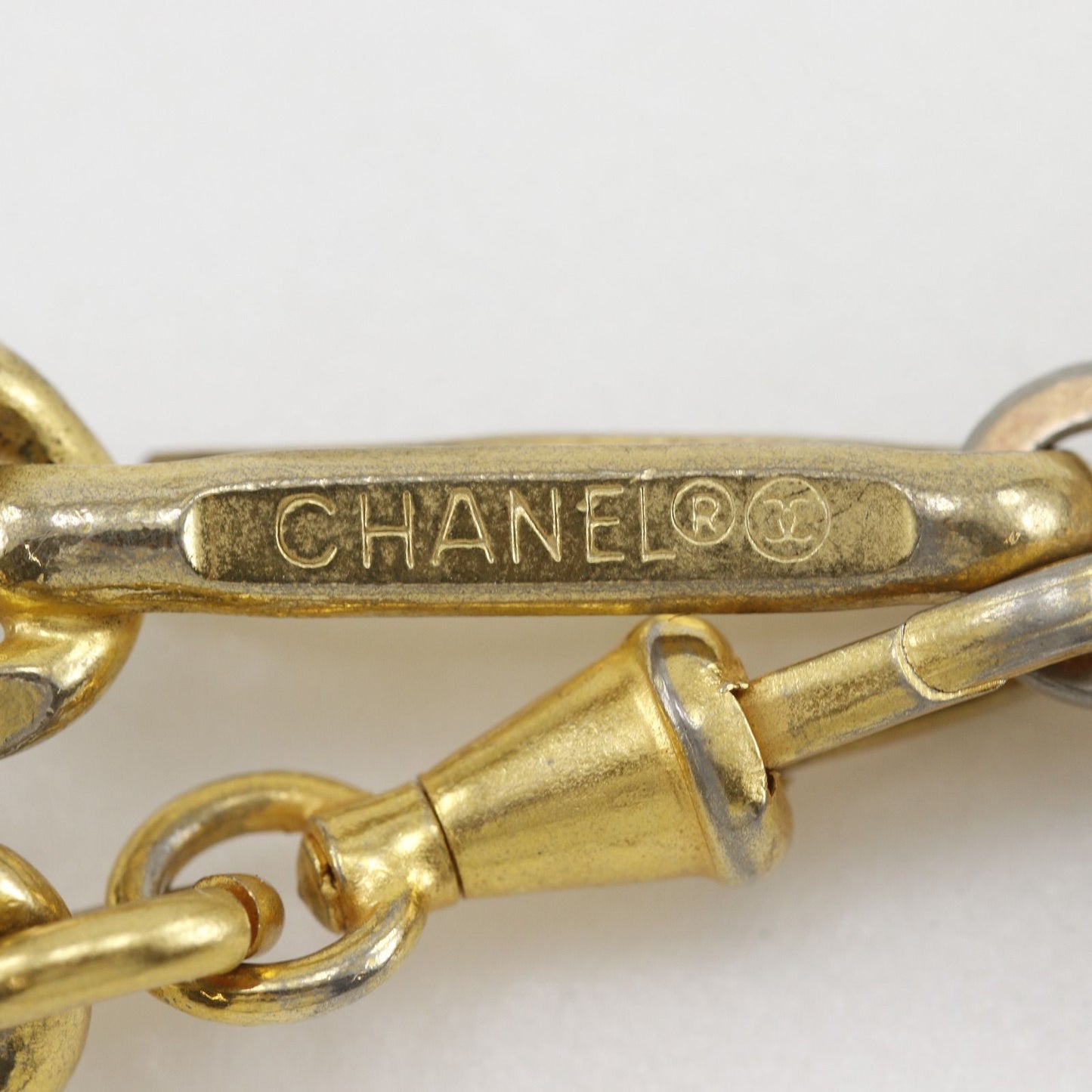 Chanel Che CC Logo Vintage Leather Black LadyBelt Belt — view 7