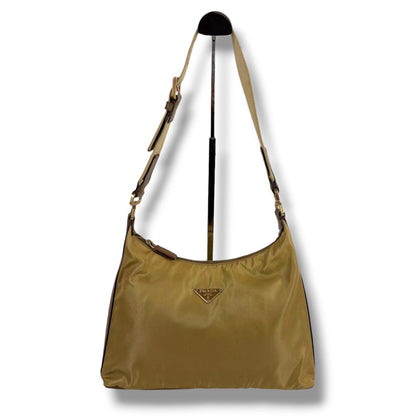 Prada Trianglelogo Shoulder Bag Bo Beige Brown — view 2