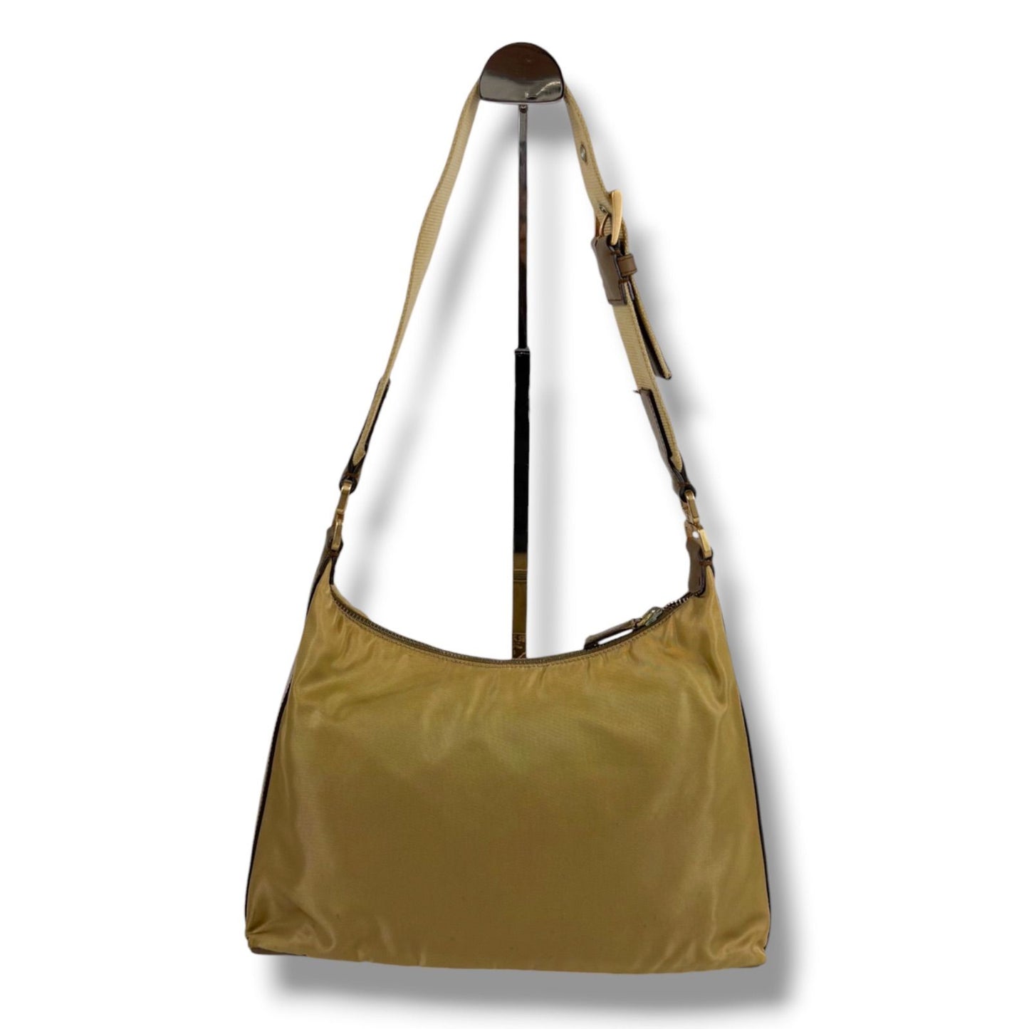 Prada Trianglelogo Shoulder Bag Bo Beige Brown — view 3