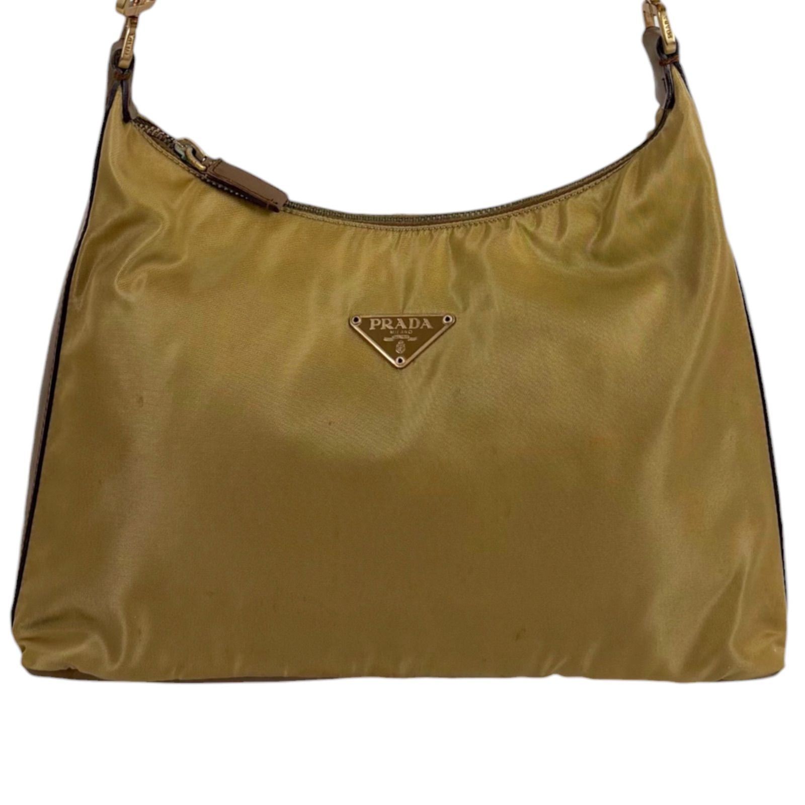 Prada Trianglelogo Shoulder Bag Bo Beige Brown — view 4