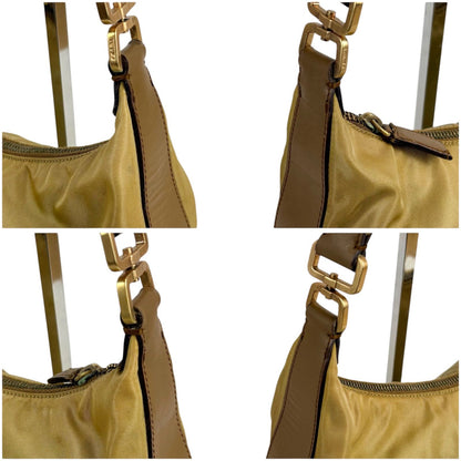Prada Trianglelogo Shoulder Bag Bo Beige Brown — view 6