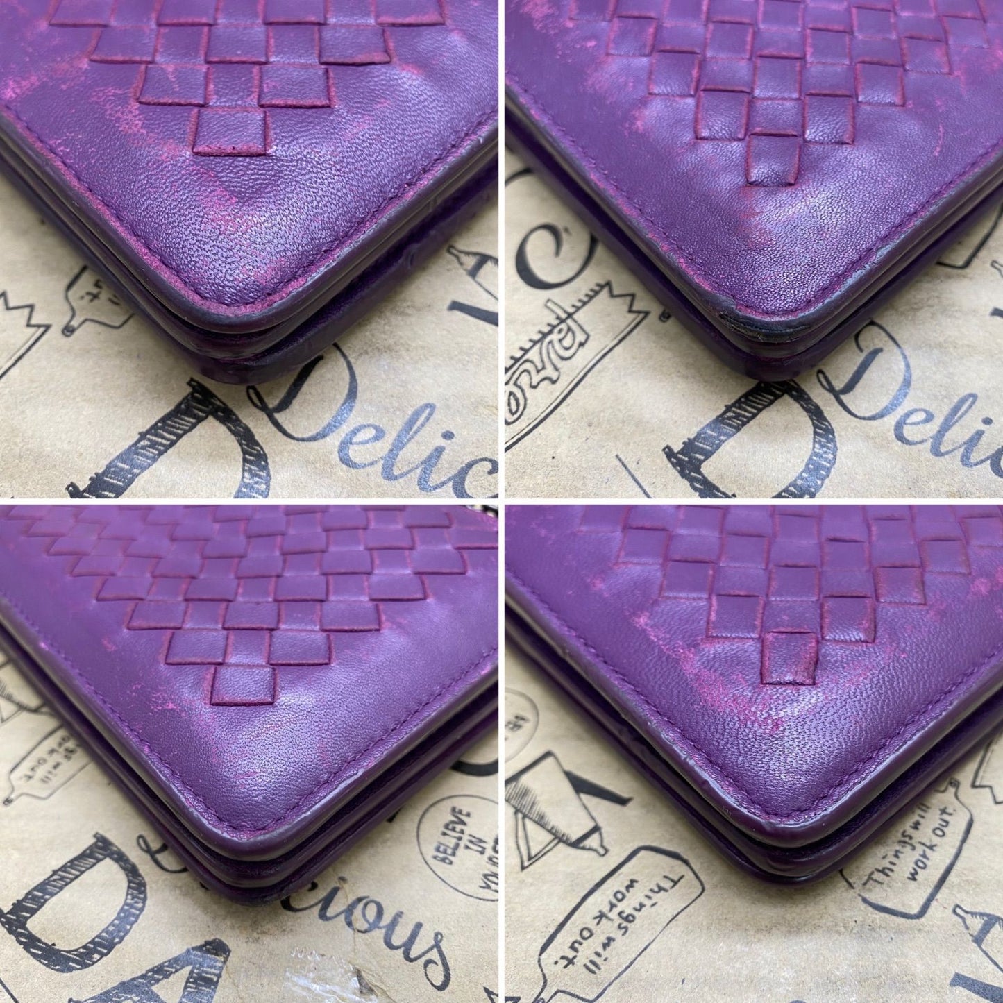 Bottega Veneta Wallet Che Purple — view 9