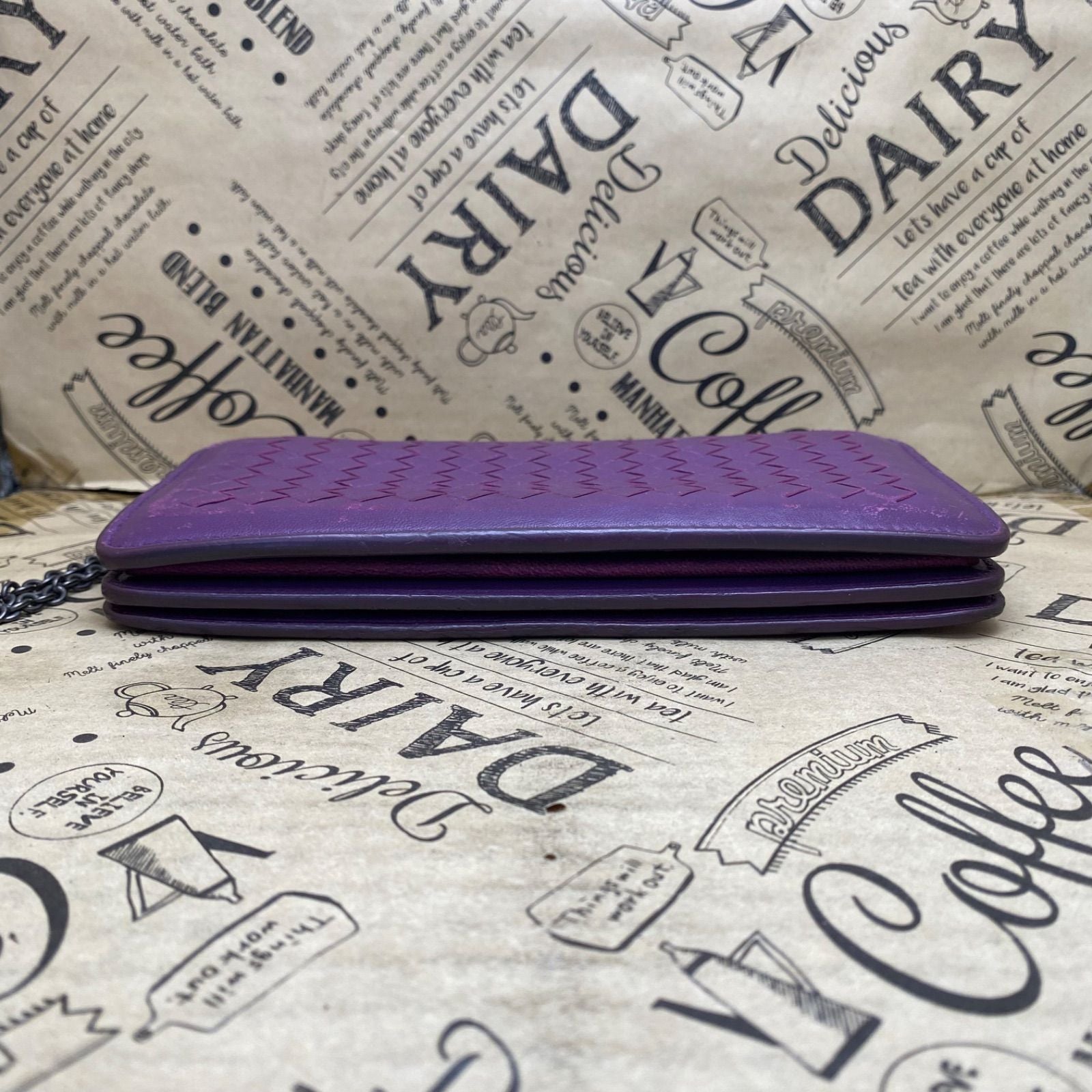Bottega Veneta Wallet Che Purple — view 5
