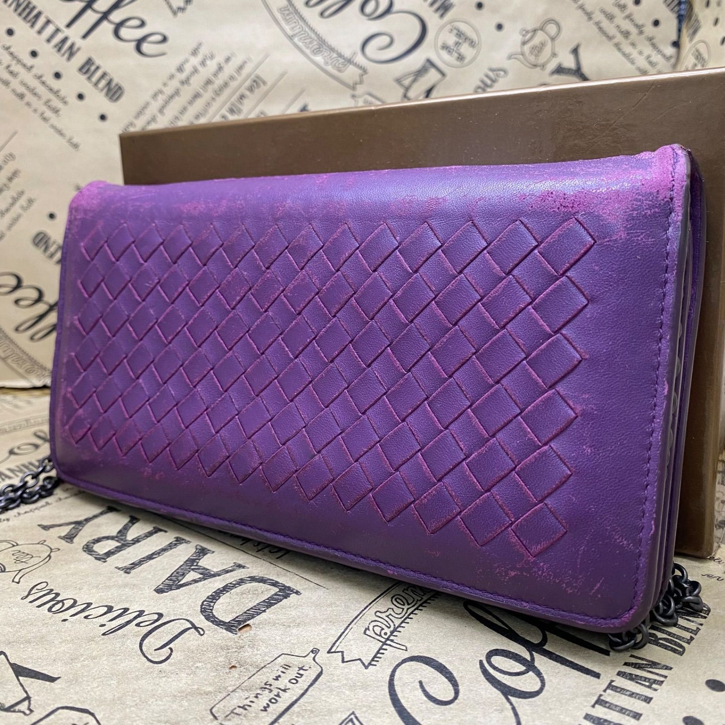Bottega Veneta Wallet Che Purple — view 2