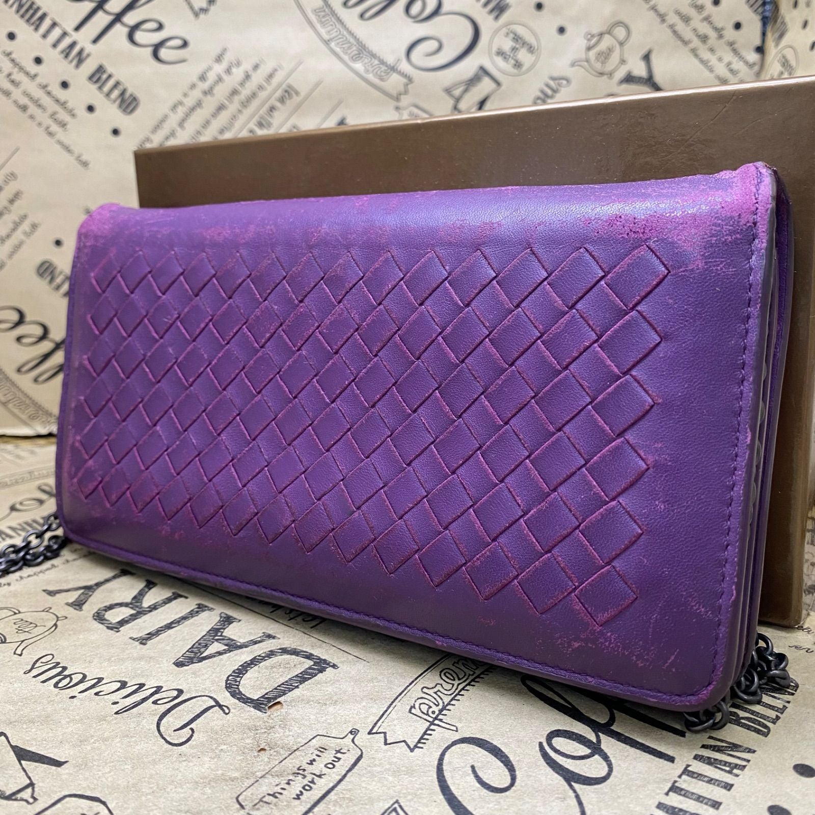 Bottega Veneta Wallet Che Purple — view 2