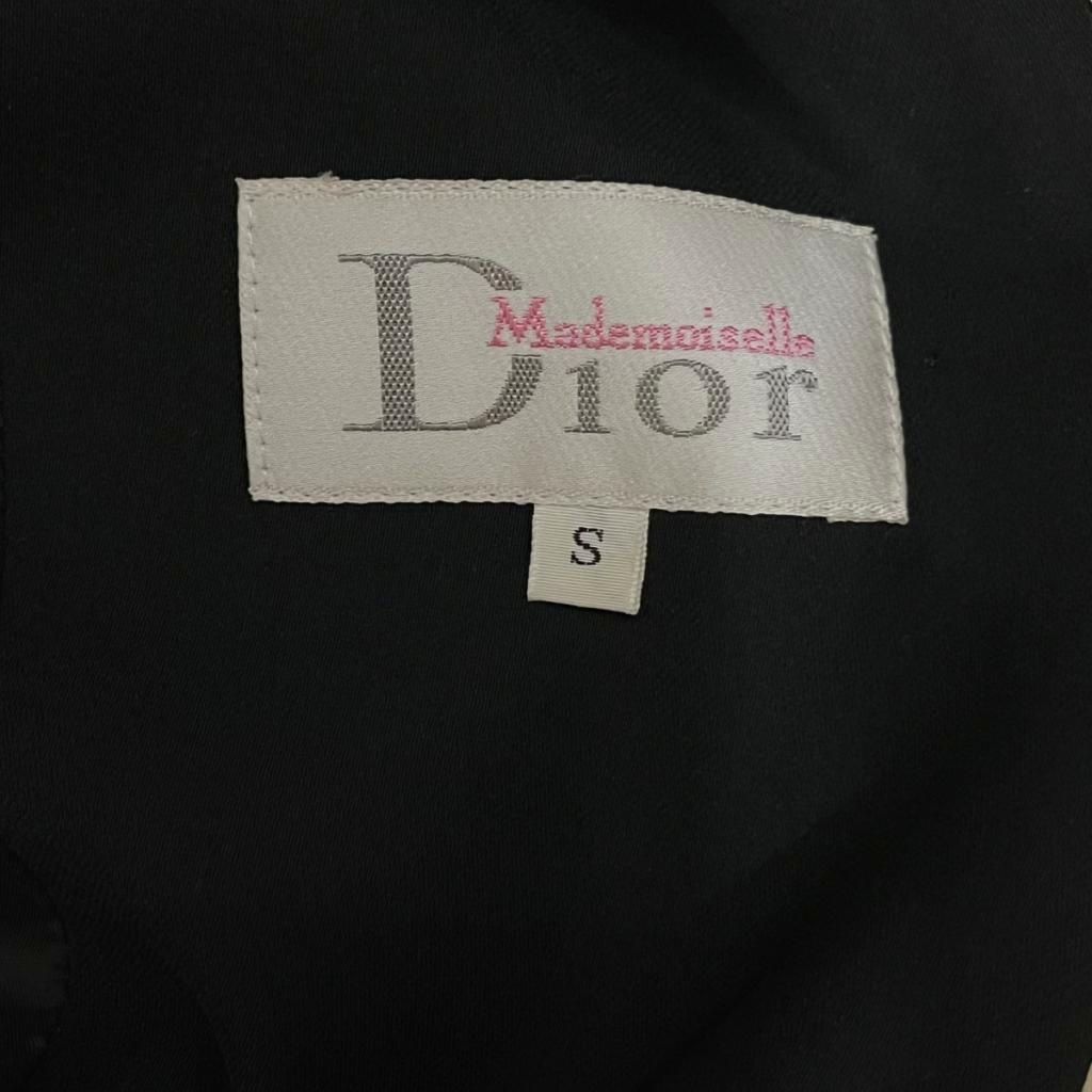 Dior Made ledio Mademoiselle Vintage Jacket Short Sleeve Logo Black — view 7