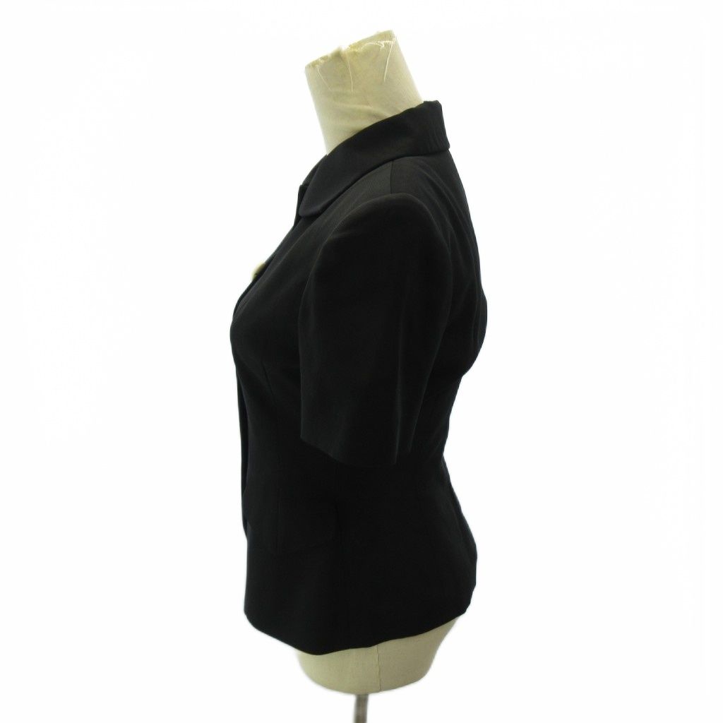 Dior Made ledio Mademoiselle Vintage Jacket Short Sleeve Logo Black — view 3