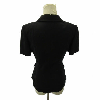 Dior Made ledio Mademoiselle Vintage Jacket Short Sleeve Logo Black — view 2