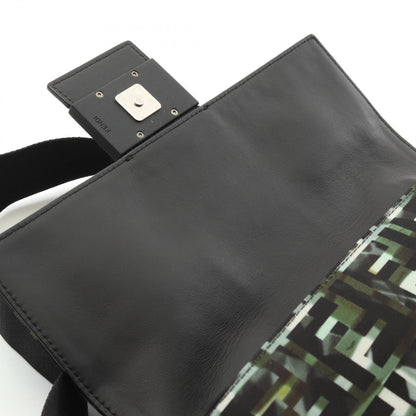 Fendi Black Green Nylon Leather — view 9
