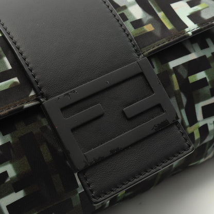 Fendi Black Green Nylon Leather — view 5